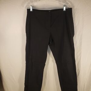 H&M Women's Sleek Black Pants - 12
